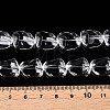 Transparency Glass Beads Strands GLAA-T023-15-4