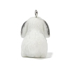 Animal Theme Flocky Opaque Resin Pendants RESI-H042-01P-09-3