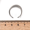 304 Stainless Steel Open Cuff Rings for Women RJEW-A099-01P-5