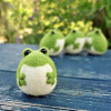 Frog Wool Felt Needle Felting Kit with Instructions DOLL-PW0004-10-1