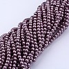 Glass Pearl Beads Strands HY-4D-B07-3