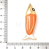 Brass with Enamel Big Pendants KK-CBA2F11-05G-03-3