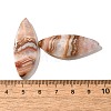 Natural Amethyst Lace Agate Pendants G-A244-07A-3