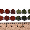 Natural Canada Jade & Red Jasper & Rainbow Moonstone Beads Strands G-T144-17B-01-5