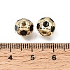 Brass Enamel Beads KK-Z163-06G-C01-2
