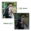 30Pcs 5 Colors Reflective Rectangle Polyester Pendant Keychains KEYC-CO0001-02-6