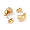 201 Stainless Steel Teardrop Stud Earrings EJEW-I309-21A-G-2