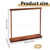 Wooden Necklace Organizer Display Stands ODIS-WH0331-20B-2