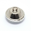 Glass Rhinestone Button BUTT-WH0015-21D-01-2