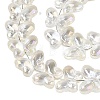 Baking Paint Electroplate Transparent Glass Beads Strands EGLA-Q136-03A-01-3
