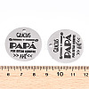 Non-Tarnish 201 Stainless Steel Pendants STAS-T064-38P-7-3