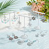 Christmas Snowflake DIY Earring Making Kit DIY-SC0022-79-4