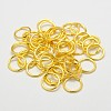 Eco-Friendly Brass Round Rings LS-KK-M165-7mm-02G-RS-1