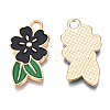 Alloy Enamel Pendants ENAM-Q446-002A-RS-3