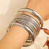 11Pcs Alloy Bangle Set for Women WG160B4-04-1