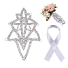 Brass Rhinestone Decorations AJEW-WH0816-512S-1