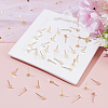 200Pcs 304 Stainless Steel Stud Earrings Findings STAS-ME0001-48-4