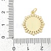 Brass Enamel Pendants KK-G522-38G-01-3