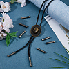10Pcs Retro Zinc Alloy Cord Ends FIND-FH0017-97AS-4