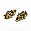 Tibetan Style Alloy Pendant Enamel Settings TIBE-T011-127AB-FF-2