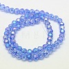 Electroplate Glass Beads Strands EGLA-J042-8mm-AB02-2