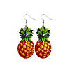 PU Leather Dangle Earrings PW-WGD51FB-10-1