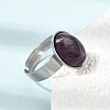 Adjustable 304 Stainless Steel Finger Rings for Women GG-CBA7994-04P-17-2