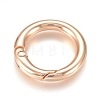 Alloy Spring Gate Ring PALLOY-WH0066-19B-1