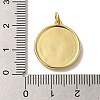 Brass Enamel Pendants KK-U027-17G-04-3