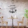 Translucent PVC Self Adhesive Wall Stickers STIC-WH0015-153-4