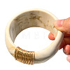 Marbled Resin Chunky Bangles for Women WG57612-04-2