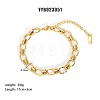 Simple Stainless Steel Chain Link Bracelets for Summer Beach PM6439-13-1