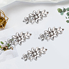 6Pcs Flower Glitter Hotfix Glass Rhinestone DIY-GF0014-62A-3