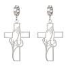 201 Stainless Steel Clip-on Earrings FS-WGD509B-06-1