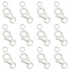 12Pcs 3 Styles 925 Sterling Silver Lobster Claw Clasps STER-GO0001-03-1