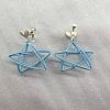 Baking Paint Alloy Clip-on Earrings FS-WG5EAD8-03-1
