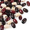 60Pcs 3 Colors Wooden Beads WOOD-CD0001-12-3