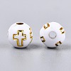 Plating Acrylic Beads PACR-Q113-01-2