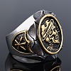 Halloween 304 Stainless Steel Finger Rings for Men FS-WG33C94-11-3