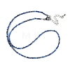Natural Lapis Lazuli Beaded Necklaces NJEW-JN02492-01-2