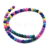 Dyed Synthetic Lava Rock Beads Strands GG-CBAAE19-06A-02-2