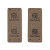 PU Leather Labels DIY-C057-01D-1