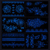 6 Sheets Luminous Paper Tattoo Stickers STIC-TAC0001-007B-3