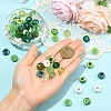 90Pcs 9 Colors Glass European Beads GLAA-YW0005-68-5