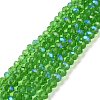 Electroplate Glass Beads Strands X1-EGLA-A034-T6mm-L08-1