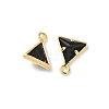 Brass Glass Charms KK-Z136-30G-03-2