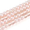 Baking Paint Transparent Glass Beads X1-DGLA-N011-6mm-03-1