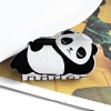 Cute Panda Shape PVC Claw Hair Clips PW-WG47210-02-1