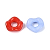 Opaque Acrylic European Beads OACR-Q197-07-A-4