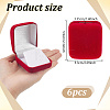 Portable Travel Velvet Jewelry Organizer Cases for Earrings and Necklace CON-WH0089-246B-2